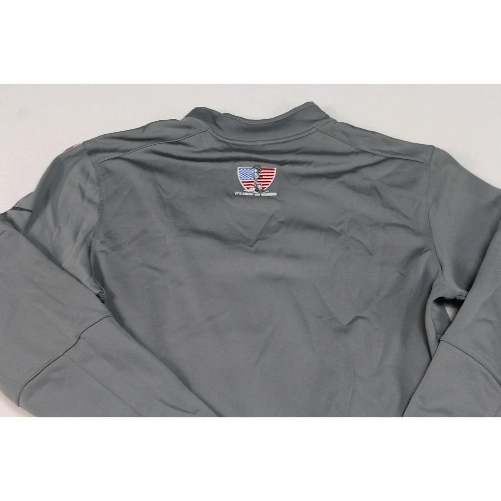 Nike Golf Men Gray Sweater Therma Fit Standard Fit Long Sleeve Size XL
